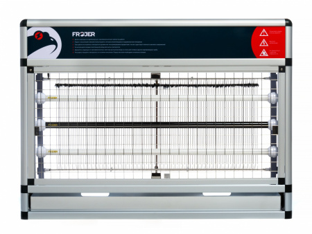 Ловушка для насекомых электрическая промышленная Frojer PRO XC60-FL3 (с лотком и самоочист.)